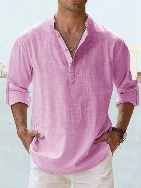 Givalli - Smooth Casual Linen Overshirt