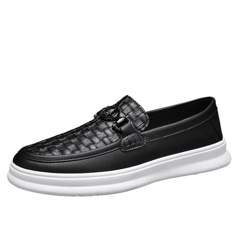 Lorenzo Bernini Leather Loafers