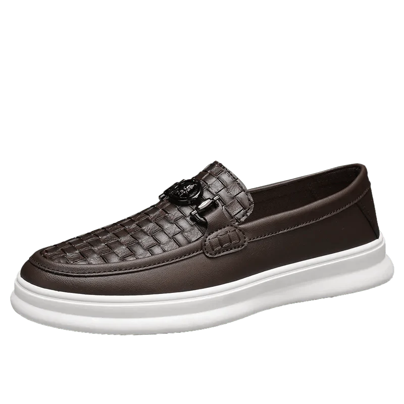 Lorenzo Bernini Leather Loafers