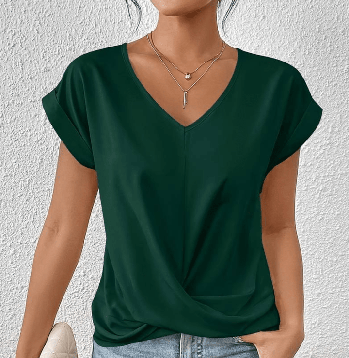 Lissy | Tummy tucking V-neck top