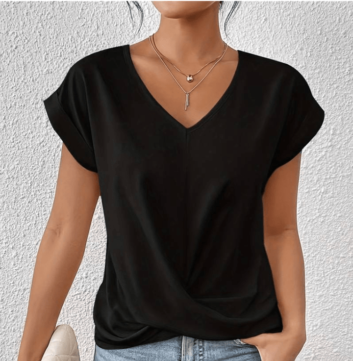 Lissy | Tummy tucking V-neck top